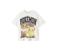 NAME IT Mädchen Nkfsuri Pokemon Ss Nreg Top Box Sky, Cloud Dancer, 116