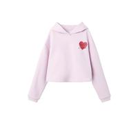 Name IT Mädchen Nkfterren Ls Cropped Boxy SWE Wh Bru Ps, Winsome Orchid, 116 EU