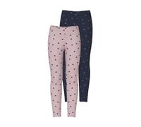 NAME IT Mädchen Nkfvivian 2P Glitter Legging, Burnished Lilac, 158 (2er Pack)