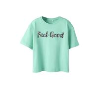 NAME IT Mädchen Nkfvonaya Ss RLX Top Noos, Bermuda, 122/128 cm