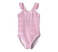 NAME IT Mädchen Nkfzippa Swimsuit, Knockout Pink, 146/152 cm