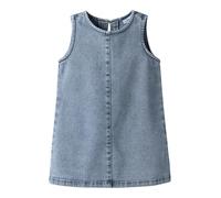 NAME IT Mädchen Nmfamelia Sl DNM Dress 2188-gy T Nmfamelia Sl DNM Dress 2188-Gy T (1er Pack)