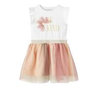 NAME IT Mädchen NMFARRA Happy SS Dress SMI Kleid, Orchid Bloom, 86