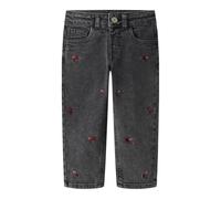 NAME IT Mädchen Nmfbella Mom Emb Jeans 1224-Sm Noos, Medium Grey Denim, 116