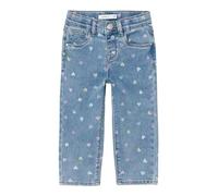 name it - Jeans NMFBELLA MOM HEARTS 3555-ON F in medium blue denim Gr.110