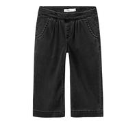 NAME IT Mädchen Nmfbella Wide 6485-to Noos Weite Jeans, Black Denim, 80 EU