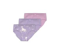 Name IT Mädchen Nmfbriefs 3p Pastel Lilac Horse Noos Unterhose (3er Pack)