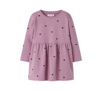 Name It Mädchen Kleid Nmfdavina LS Sweat Bru Dress Noos Mauve Orchid Größe 116