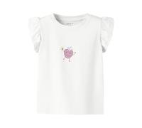 NAME IT Mädchen Nmfflittaz Ss Top Box, Cloud Dancer, 116