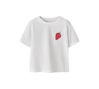 Name IT Mädchen Nmfjaysline Ss Nreg Top Box, Bright White, 98 cm