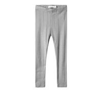 Name IT Mädchen Nmfjulia Legging Noos, Grey Melange, 122 EU