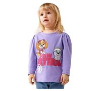 NAME IT Mädchen Nmfjumina Pawpatrol Top Noos Cplg Langarmshirt, Sand Verbena, 122-128 EU