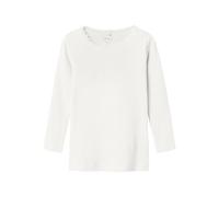 Name IT Mädchen Nmfkab Ls Top Noos, Cloud Dancer, 86 cm