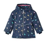 NAME IT Mädchen Nmfmaxi Jacket Foil Aop Noos, Dark Sapphire, 98