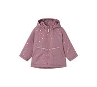 NAME IT Mädchen Nmfmaxi Jacket Glitter Foil Kurzjacke, Lila, 80