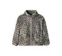 NAME IT Mädchen Nmfmeeko Fleece Jacket Aop2, Peyote, Numeric_92