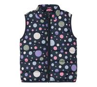 NAME IT Mädchen Nmfmylane Vest Aop2 Steppweste, Dark Sapphire/AOP:DOT, 98