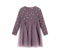 NAME IT Mädchen Nmfnadja Dress Noos Kleid, Arctic Dusk, 98 EU
