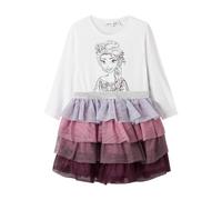 NAME IT Mädchen Nmfokanna Frozen Tulle Dress Wdi Tüllkleid, Weiß, 92 EU
