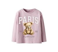 NAME IT Mädchen Nmfrearaja Nreg Ls Top, Keepsake Lilac, 104 cm