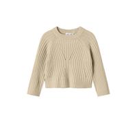 NAME IT Mädchen Nmfrikine Ls Short Knit Pullover P, Doeskin, 98 EU