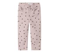 Name it - NMFROSE STRAIGHT AOP TWILL PANZ 7218-YF - Burnished Lilac/Heart - 110