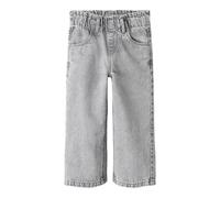 Name IT Mädchen Nmfrose Wide SWE Jeans 3005-Ov Lnoos, Light Grey Denim, 110 EU
