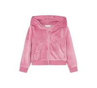 NAME IT Mädchen Nmfstephanie Nreg Ls Vel Card Wh Sweatshirtjacke, Mauve Orchid, 98 EU