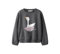 Name It Sweatshirt NMFSWANA LS Bru Mädchen Lava Smoke Gr. 92