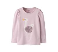 NAME IT Mädchen Nmfswana Ls Top, Keepsake Lilac, 110 cm