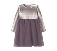 NAME IT Mädchen Nmftaias Ls Tulle Dress, Dawn Pink, 116