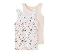 Name IT Mädchen Nmftank 2p Peach Whip Dot Noos Baby-und Kleinkind-Tank-Top, 86 (2er Pack)