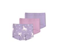 Name IT Mädchen Nmftights 3p Pastel Lilac Horse Noos Boxershorts, Pastel Lilac, 98 EU