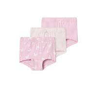NAME IT Mädchen Nmftights 3p Pink Butterfly Noos Unterhose, Pink Lavender, 104 EU