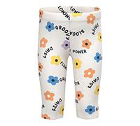 NAME IT Mädchen Nmfvivian AOP Capri H1 Leggings, White Alyssum/AOP:Bloom, 110 EU