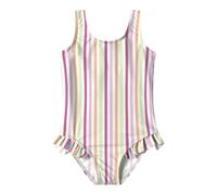 NAME IT Mädchen Nmfzilua Swimsuit, Strawberry Moon, 110/116 cm