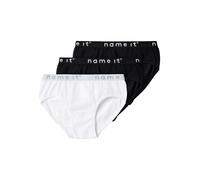 Name it Mädchen Slip 3er Pack NKFBRIEFS 3P BLACK black 86