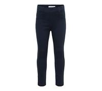 NAME IT Mädchen Twill-Leggins Stretch in dunkelblau 86