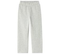 Sweathose NAME IT "NKMMALLO STRAIGHT SWEAT PANT BRU NOOS", Jungen, Gr. 122, N-Gr, grau (light grau melange (blank)), Sweatware, Obermaterial: 80% Baumwolle, 20% Polyester, meliert, unifarben, Basic no