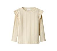 Name It Mini Mädchen Nmfjulia Ls Slim Top Noos, Summer Sand, 110 EU