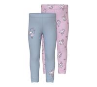 Name it mini Mädchen Nmfvivian 2P AOP Legging, Subdued Blue, 110 EU