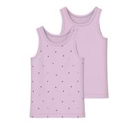 Name it mini Mädchen Nmftank Top 2P Hearts Noos, Winsome Orchid, Numeric_110 (2er Pack)