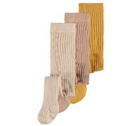 name it - NBFILSA 3 PACK PANTYHOSE AU LIL - Bronze Mist - 74/80 / Bronze Mist