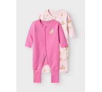 NAME IT - NBFNIGHTSUIT 2P ZIP FF ROSE DEER NOOS ibis rose - Gr. - 86