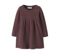 NAME IT - NBFOXENIA LS KNIT DRESS Wild Ginger - Gr. - 74