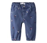 NAME IT - NBFROSE MOM R EMB JEANS 5321-YB H Medium Blue Denim - Gr. - 80