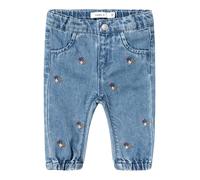 NAME IT - NBFROSE SHAPED EMB JEANS 5321-YB O medium blue denim - Gr. - 68