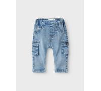 NAME IT - NBMBEN BAGGY CARGO JEANS 2727-YB NOOS medium blue denim - Gr. - 74