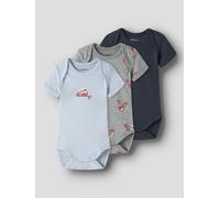 NAME IT - NBMBODY 3P SS FIRETRUCK NOOS grey melange - Gr. - 98