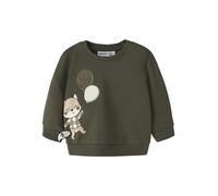 NAME IT - NBMNEIL LS SWEAT BRU Olive Night - Gr. - 62